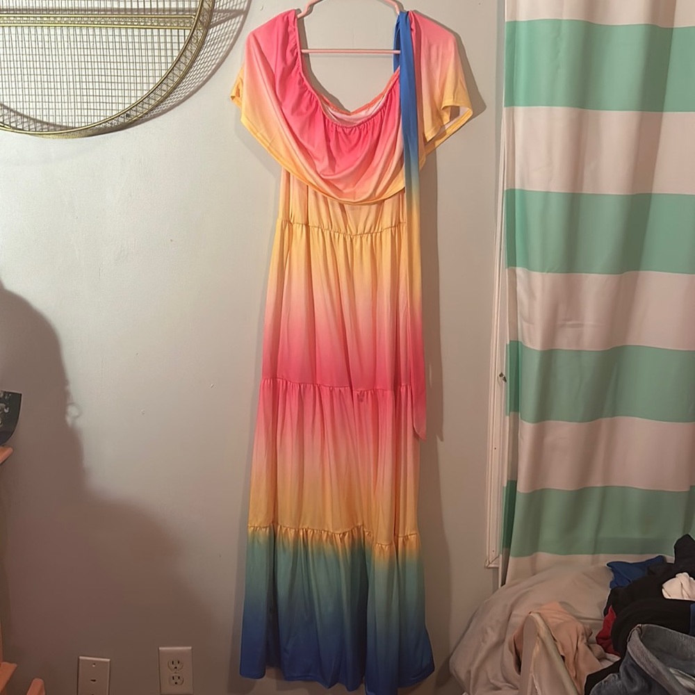 Rainbow dress